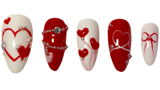 "Full of Love" Valentine's Day Press-on Nail Set